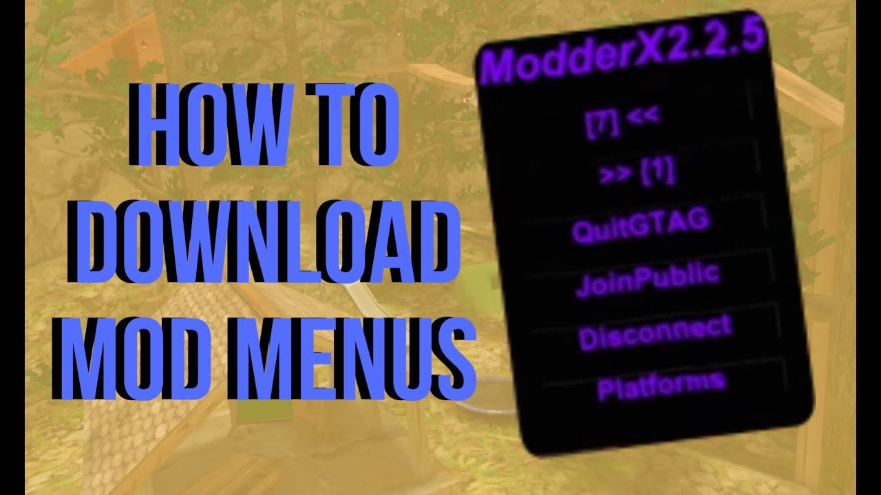 How to download any MOD MENU for Gtag (Tutorial Video)🥭 Experimente a How to download any MOD MENU for Gtag (Tutorial Video)🥭 Experimente a