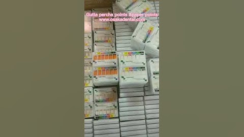 Gutta Percha Point and Paper Point