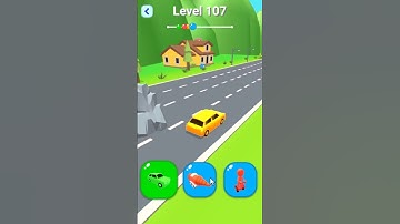 Shape-shifting Level 107! Amazing Game! Mobile Game! 👇SUBSCRIBE PLEASE👇 #shorts