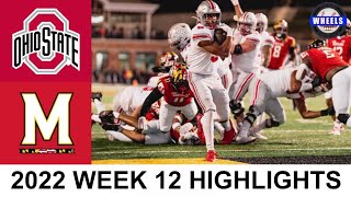#2 Ohio State vs Maryland Highlights | College Football Week 12 | 2022 College Football Highlights