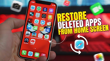 How to Restore Accidentally Deleted Apps From iPhone Home Screen | iOS 18 App Recovery