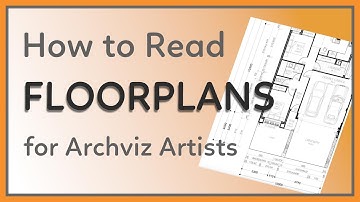 3D Walls in Maya (1) - How to Read Floor Plans For 3D ArchViz Artists