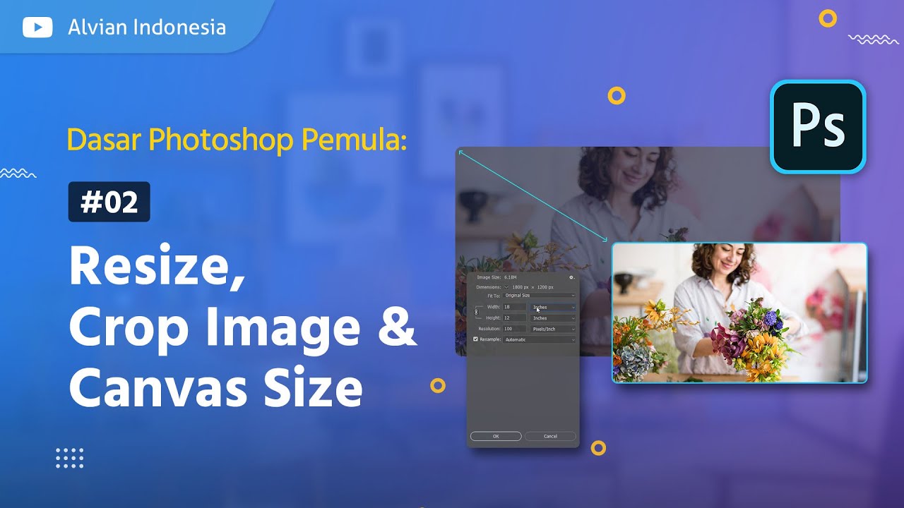 Canvas size untuk mengubah ukuran