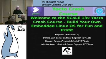 SCaLE 13x - Embedded Linux Development with Yocto/OpenEmbedded