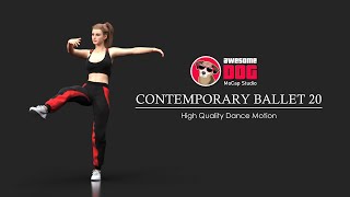 Contemporary Dance B20 MoCap Motion in iClone Demo