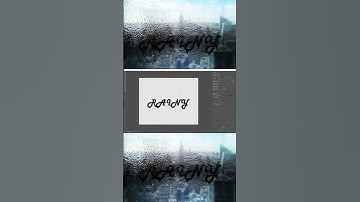 Photoshop Tutorial | Rain Text Effect in Photoshop 2024 Tutorial
