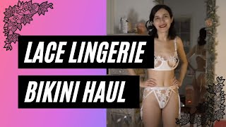 Huge Lace Bikini Lingerie Try On Haul!