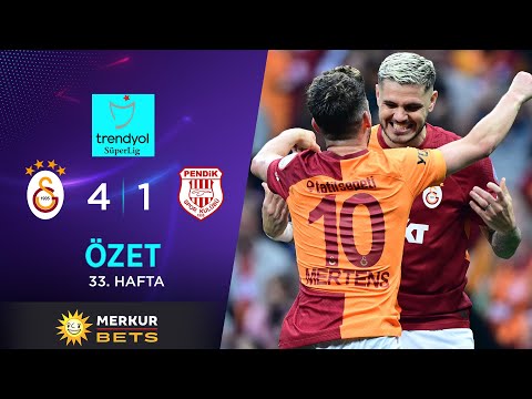 Merkur-Sports | Galatasaray (4-1) Pendikspor - Highlights/Özet | Trendyol Süper Lig - 2023/24