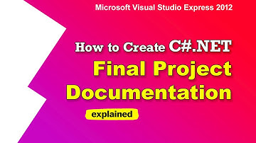 How to create Visual Studio C#.NET Final Project Documentation using Word (Page Size + PDF + Print)