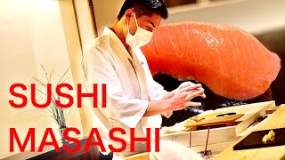 OMAKASE AT SUSHI MASASHI -Gaienmae,Tokyo - March 2021 - Japanese Food [English Subtitles] screenshot 2