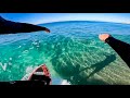 POV SKIMBOARDING Crystal Clear Water in Laguna Beach