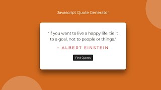 How to Create a Random Quotes Generator in HTML CSS & JavaScript screenshot 5