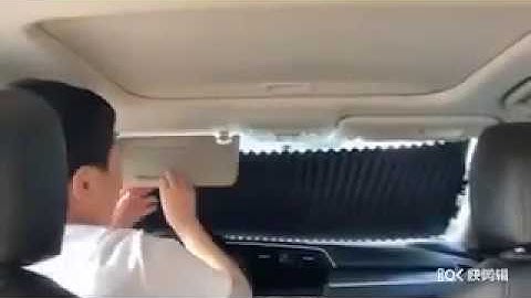 Rèm Che Nắng Kính Lái Ô Tô Xe Hơi Kích Thước 70cm x (150-200cm) - Rèm Kéo Chắn Nắng Tự Cuốn Tiện Lợi