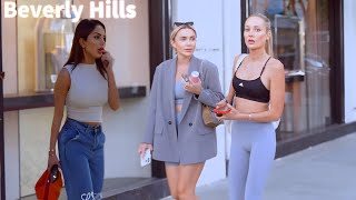 Beautiful Ladies In Beverly Hills, California 🌴 [4K]