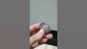 Small Impeller #cnc #cncmachining #5axis #manufacturing #automotive #5axiscnc #aircraft #aluminium