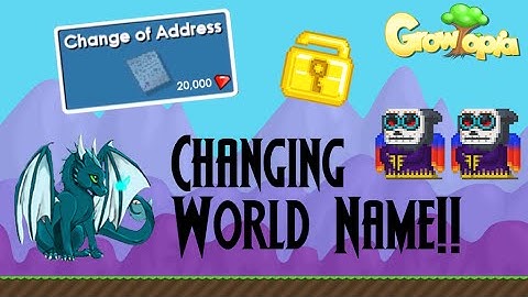 Growtopia - Changing World Name