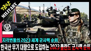 유럽 국가 다 합쳐도 7기동군단 전력의 60%, 지각 변동의 2023 세계 군사력 순위 TOP 10,