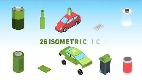 Isometric Ecology and Environment Kit | After Effects project | Videohive template