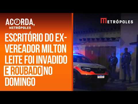 Documentos e arquivos de imagens são furtados do escritório de Milton Leite