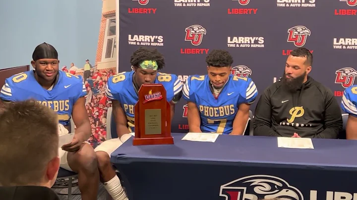 Phoebus Post Game Press Conference 2022 State Championship