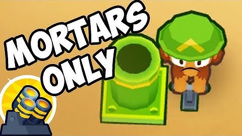 Can you Win Using Only Mortars in BTD Battles 2?