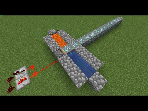 How to make an automatic diamond generator in Minecraft