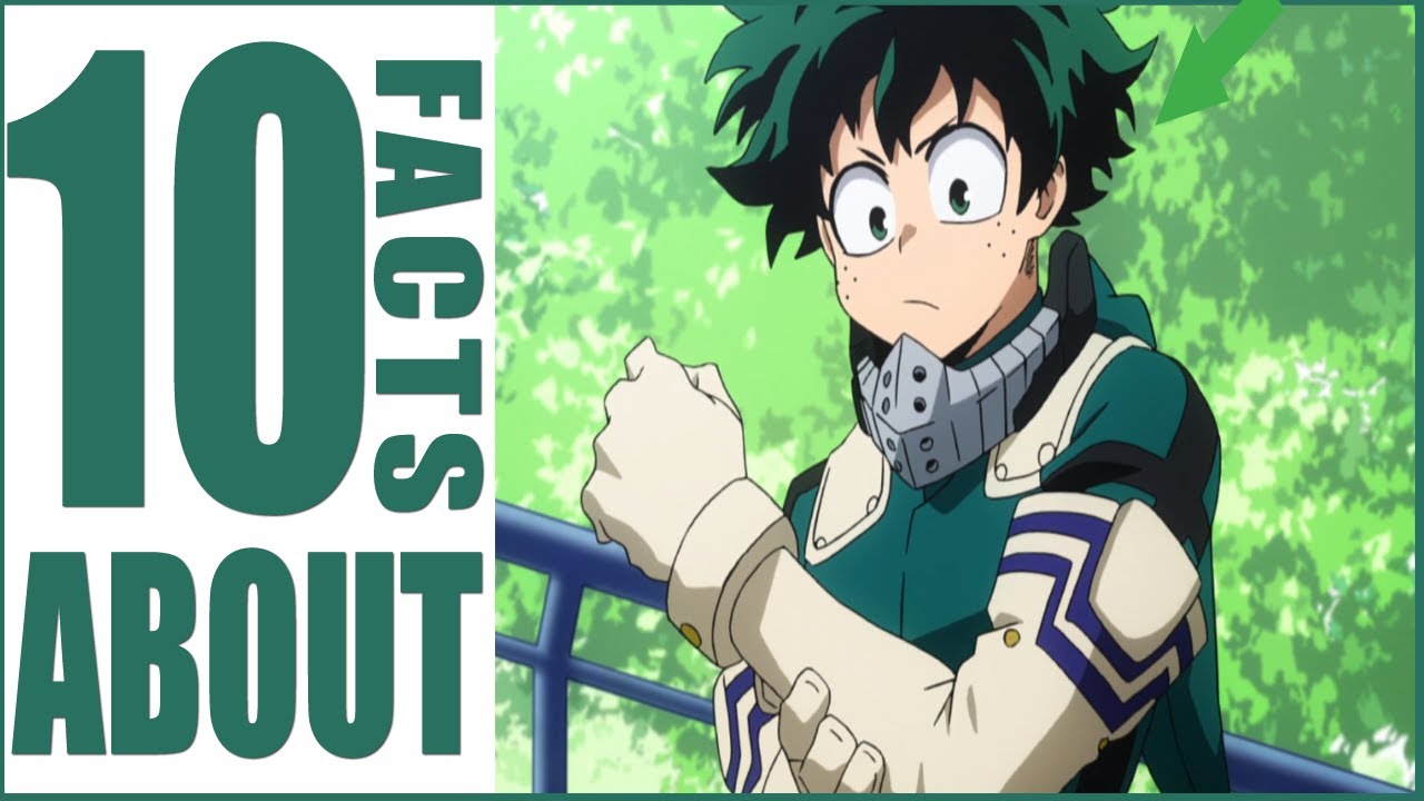 10 Izuku Midoriya / DEKU Facts, My Hero Academia / Boku no Hero Academia