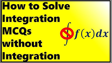INTEGRATION WITHOUT INTEGRATION | MATHS TRICKS | MHTCET 2020 MHTCET PREPARATION | JEE