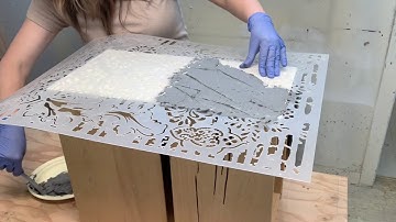How To Apply A Raised Stencil