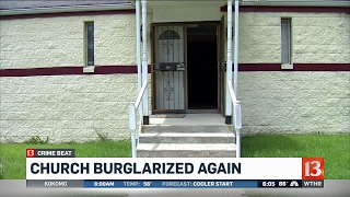 Church burglarized again