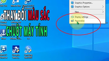 Thay đổi màu sắc và kích thước con trỏ chuột máy tính Windows 10