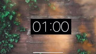 1 Minute Timer - Relaxing Work Music