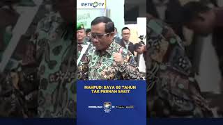 Jalani Tes Kesehatan, Mahfud MD : Saya 66 Tahun Tak Pernah Sakit #shorts