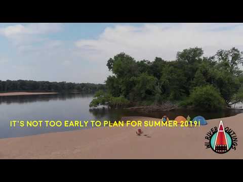 Experience Wisconsin River Sandbar Camping