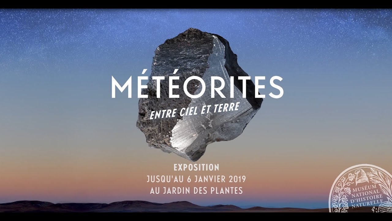 météorites entre ciel et Terre exposition Jardin des Plantes