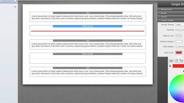 Simple Divider Free RapidWeaver Stack