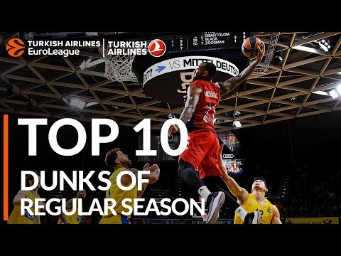 Turkish Airlines EuroLeague, Top 10 Dunks of the Regular Season