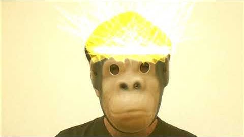 「顔認識して髪の毛が逆立ちます」Processing OpenCV インタラクティブアート