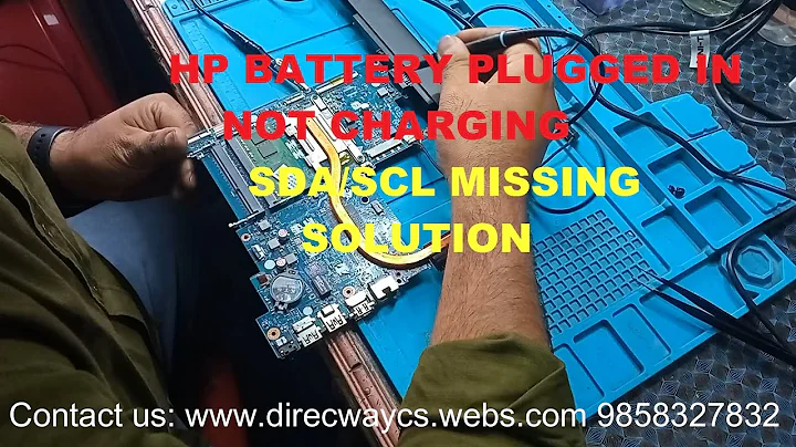 HP AHL50/ ABL52 LA-C701P REV 1.O BATTERY PLUGGED IN NOT CHARGING SOLUTION.