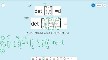 Cracking the GRE Math Subject Test - Linear Algebra #8 (Easy+)