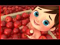 Dibuja y Colorea la Manzana 🍏🎨 Aprende las frutas | Canciones Infantiles | Banana Cartoon Español
