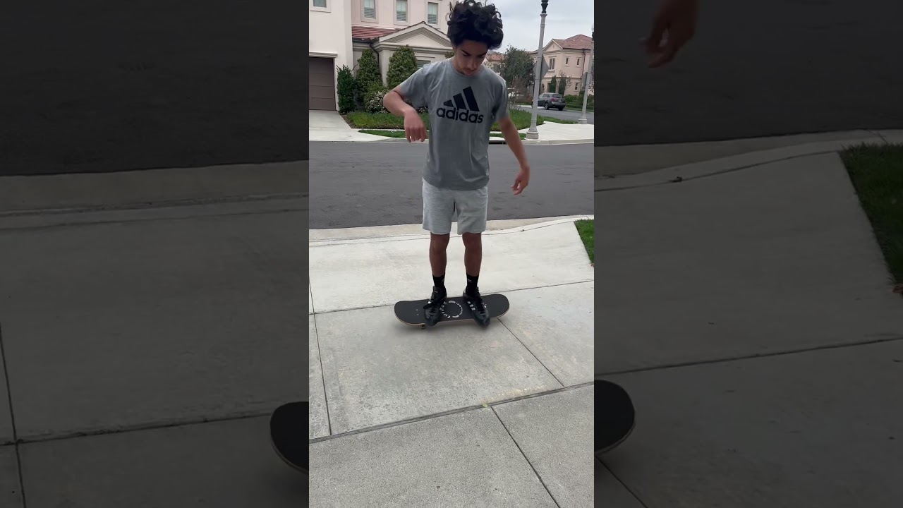 Popcorn skateboarding trick
