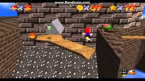 Whomps Fortress 100 coins and red coins