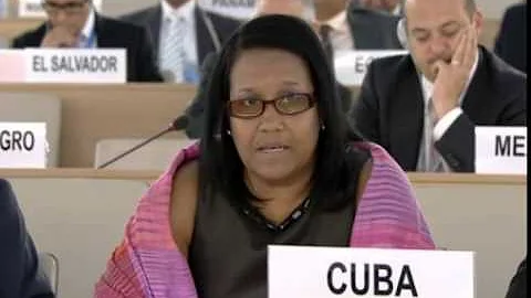 22nd Special Session of Human Rights Council, Cuba, Ms  Anayansi Rodrguez Camejo