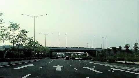 Nút giao vành đai 3 với cao tốc Hà Nội - Hải Phòng, hướng ô tô từ CT.04 vào thẳng đường Cổ Linh