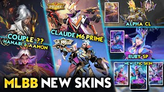 COUPLE AAMON & HANABI | CLAUDE M6 PRIME | NEW EPIC SHOP SKIN - Mobile Legends #whatsnext