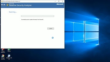Tutorial scan microsoft baseline security analyzer