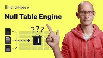 A ClickHouse table engine that ignores data?!