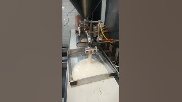 volumetric cake dropping by KAR 🍁🍪 #bakery #biscuit #kar #wirecut #wirecutter #bakerymachines