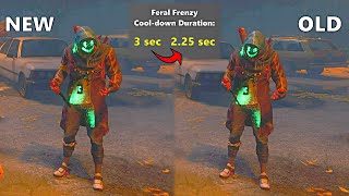 Legions Feral Frenzy Cooldown Was Decreased